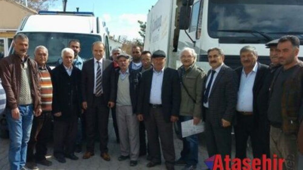 Ataşehir'den Arguvan Belediyesine Araç desteği sürüyor
