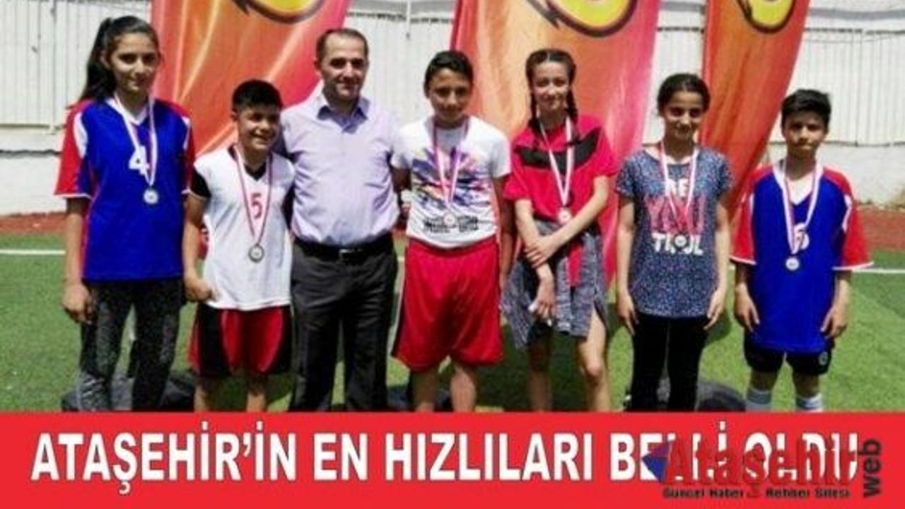 ATAŞEHİR'İN EN HIZLILARI BELLİ OLDU