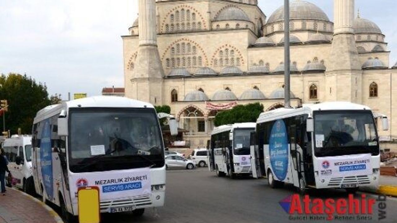 Maltepe'de  Bayramda mezarlıklara ücretsiz servis