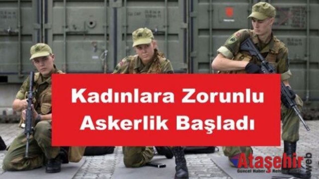 Norveç’te Kadınlara zorunlu askerlik başladı
