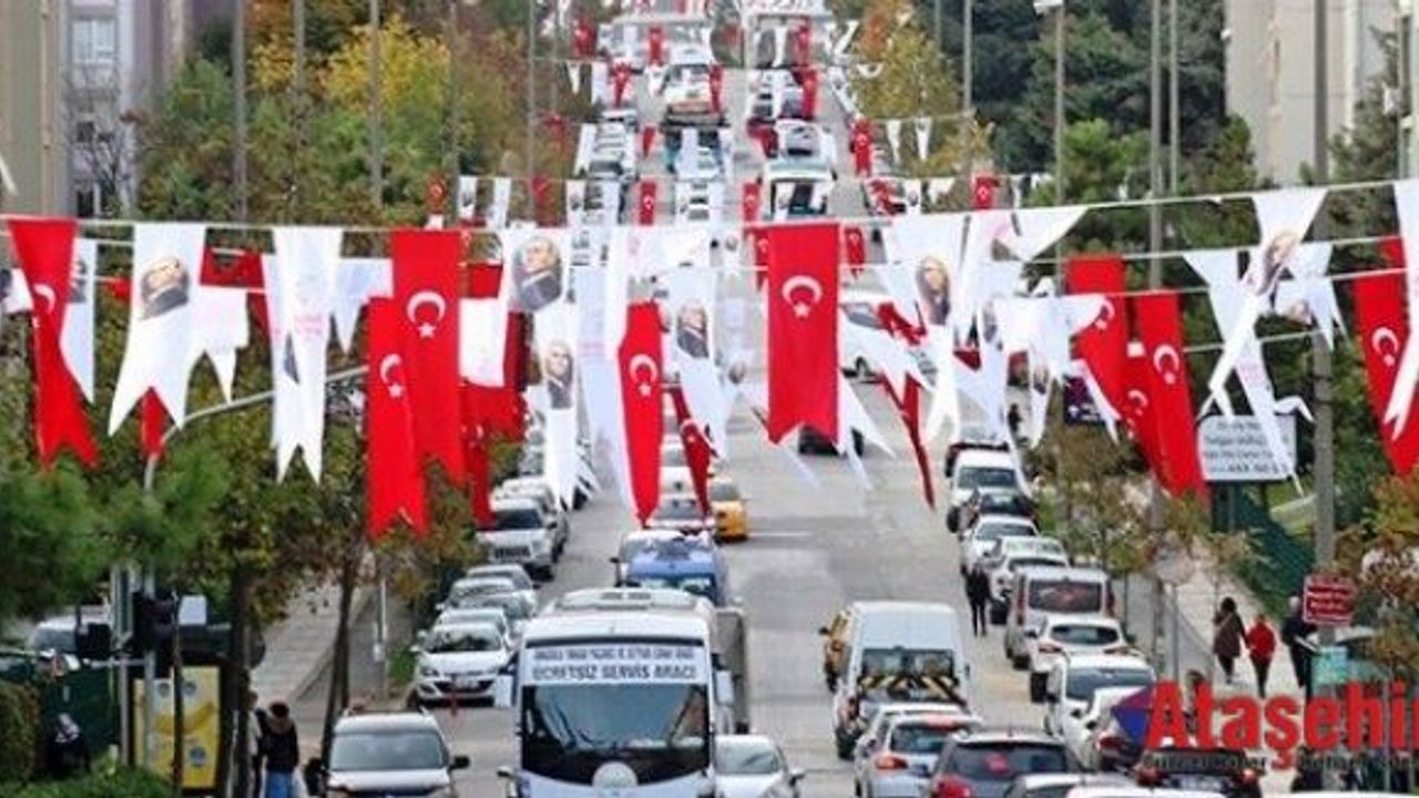 ATAŞEHİR CUMHURİYET BAYRAMI KUTLAMALARINA HAZIRLANIYOR