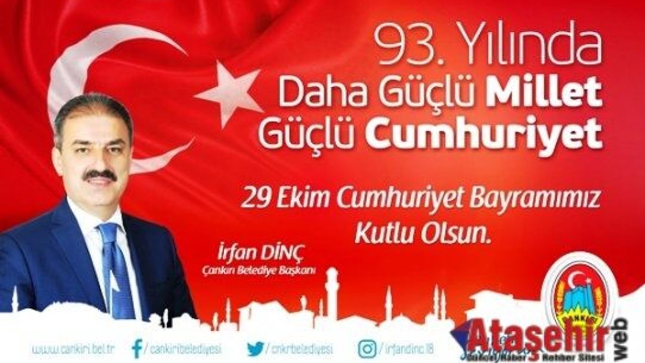 Başkan Dinç’in 29 Ekim Cumhuriyet Bayramı Mesajı