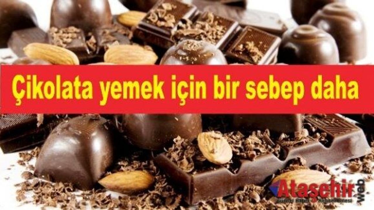 Çikolata yemek için bir sebep daha