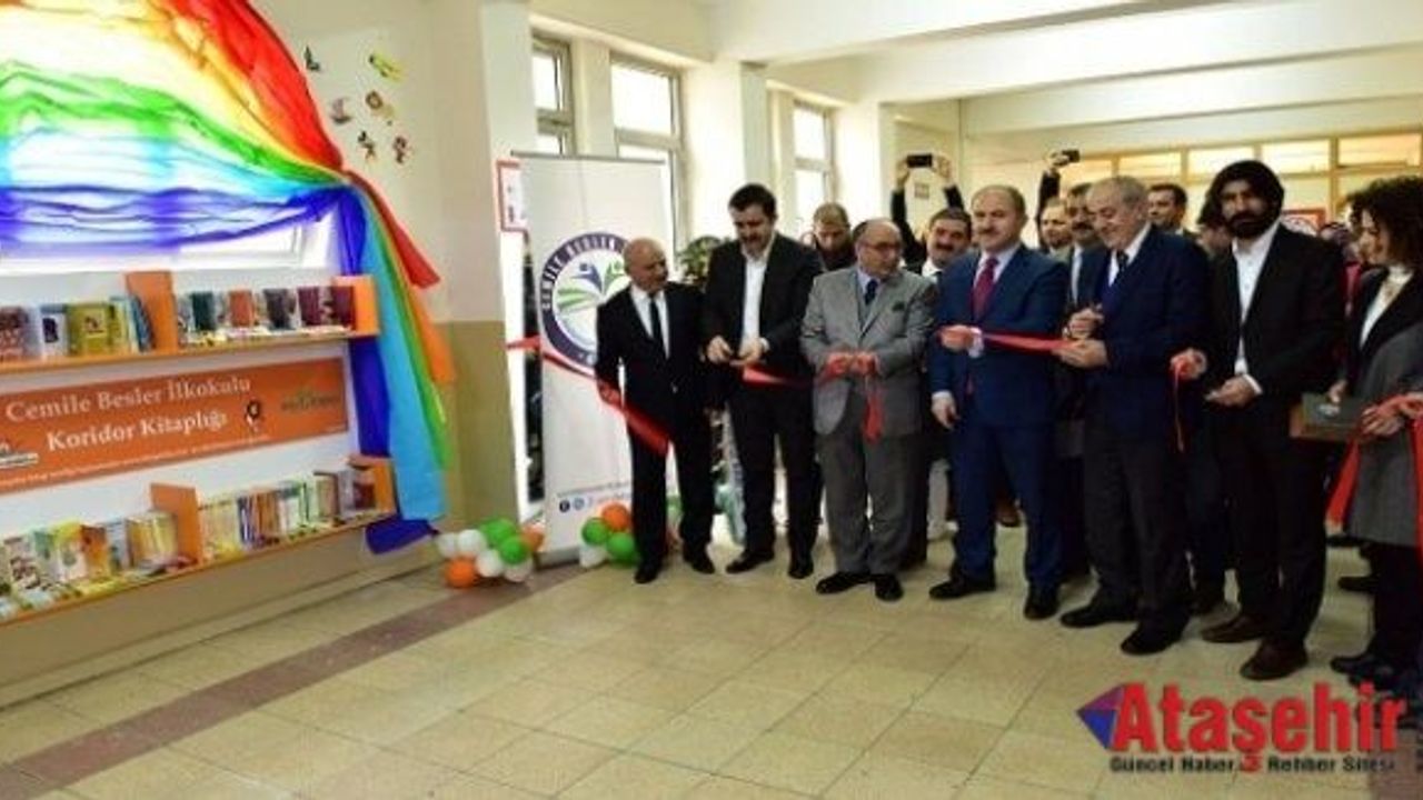 Ataşehir'de 21 bin öğrenci "kitap koridoru"na kavuşuyor