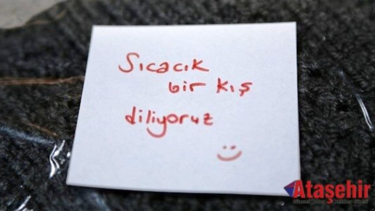 Ataşehir'den Şapkalar, Eldivenler, Atkılar Anadolu’daki öğrencilere gönderildi.