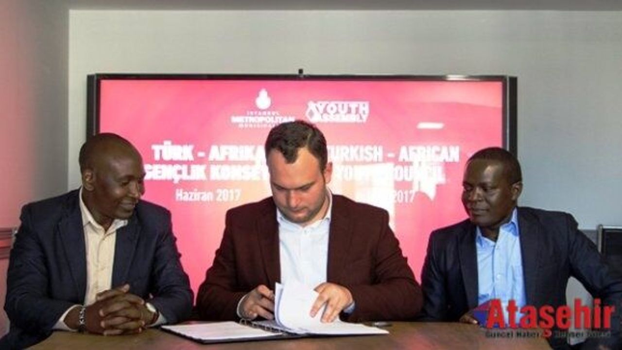 Türk- Afrika Gençlik Konseyi İçin İmzalar Atıldı