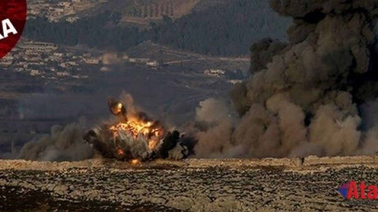Türk jetleri konvoyun girdiği bölgeyi bombalıyor!