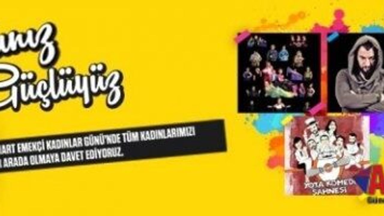 8 MART ETKİNLİKLERİ MUTFAK ATÖLYESİNE DÖNÜŞECEK