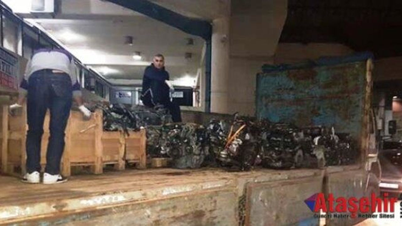 Ataşehir'de 1 milyon liralık lüks oto motoru ele geçirildi