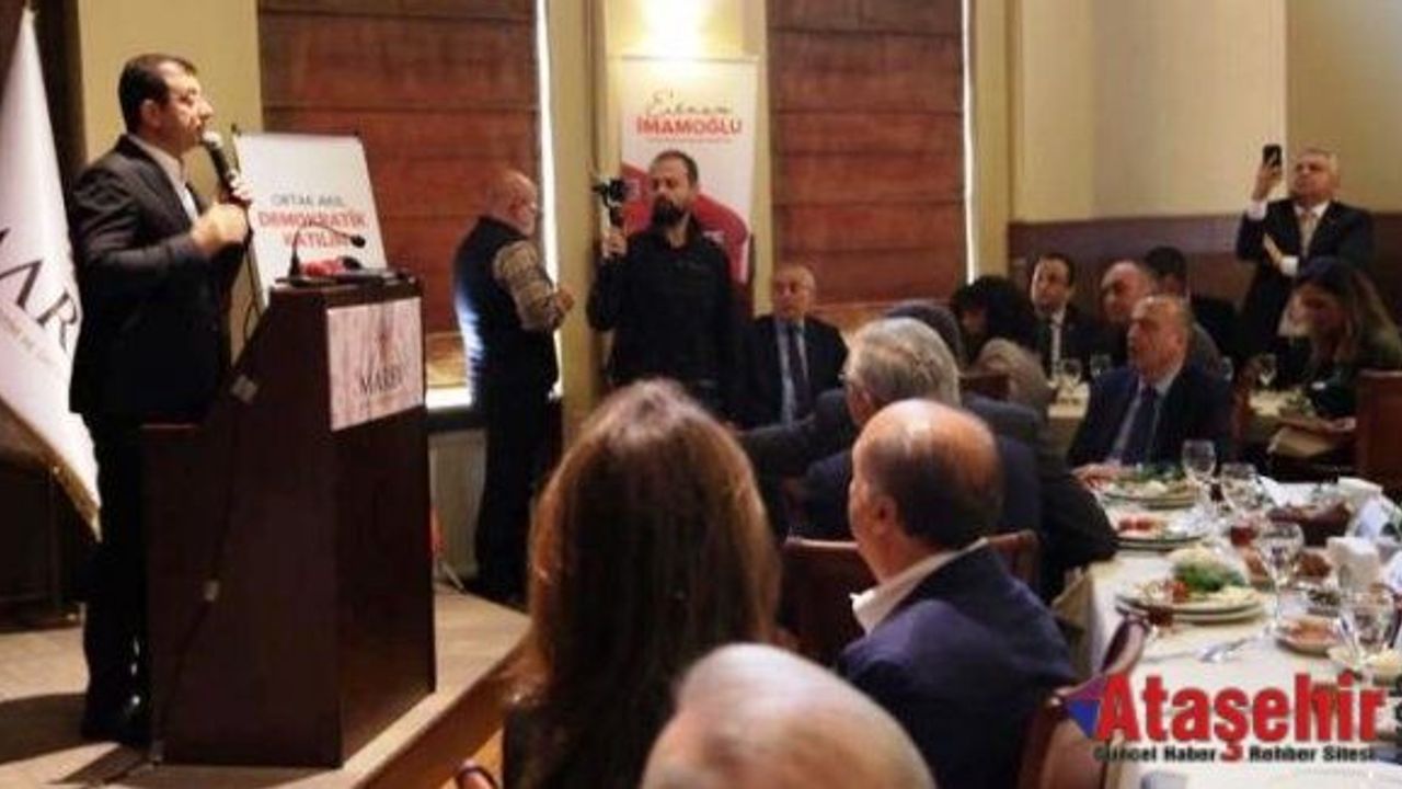 Ekrem İmamoğlu Ataşehir'de Mardinlilerle buluştu