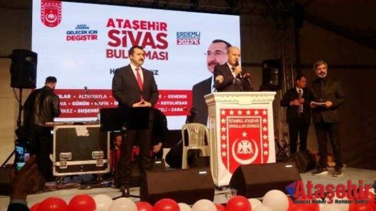 Numan Kurtulmuş, Ataşehir'de Sivaslılarla bir araya geldi