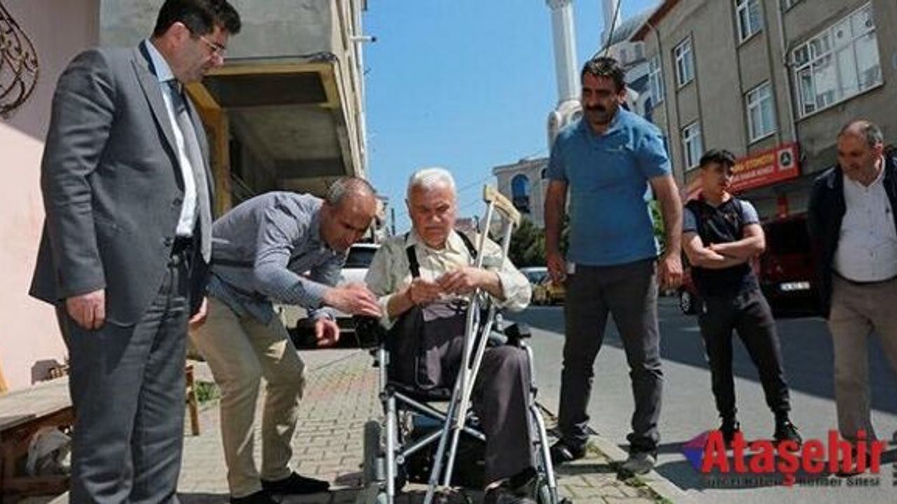 Dolandırılan Abdullah Çetinkaya'ya Ataşehir Belediyesi sahip çıktı.