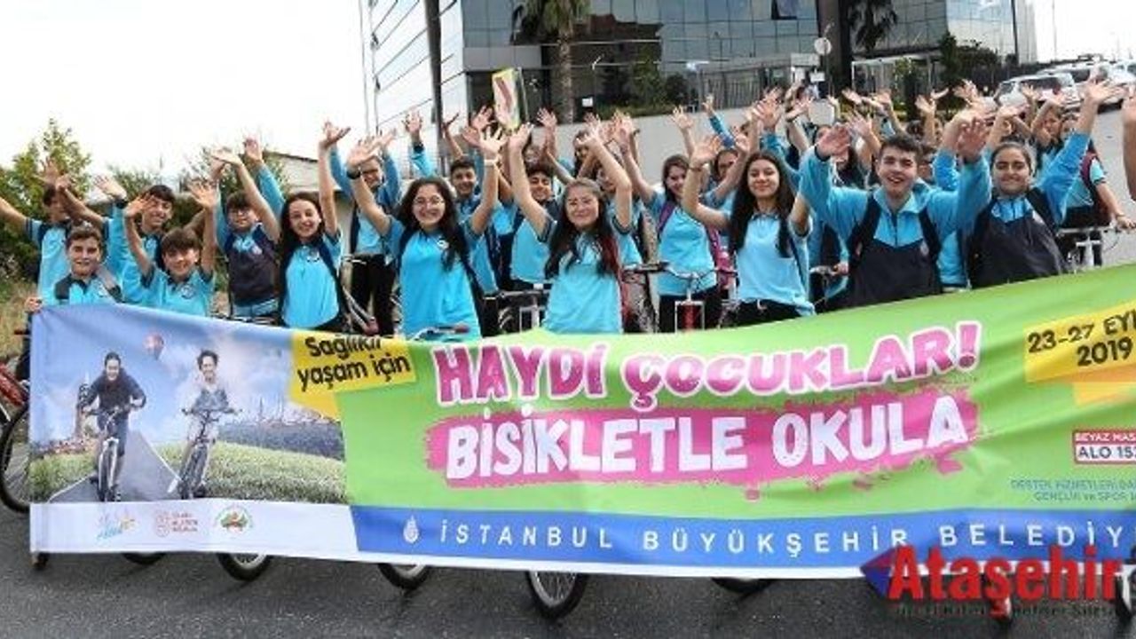 İBB’DEN “HAYDİ ÇOCUKLAR BİSİKLETLE OKULA” ETKİNLİĞİNE DESTEK