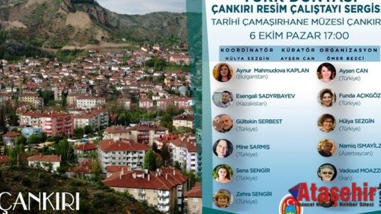 Türk Dünyası Çankırı Resim Çalıştayı