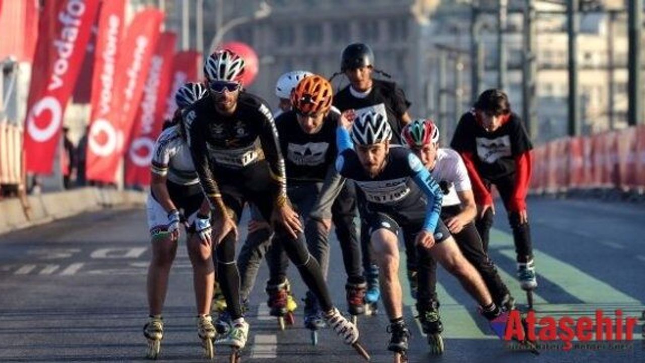 İSTANBUL'U KOŞUYORUM SERİSİNDE PATEN YARIŞI!