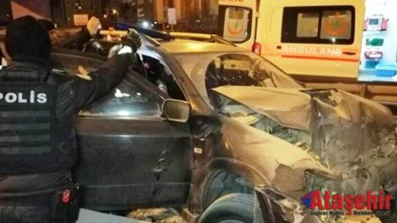 Ataşehir'de korkunç kaza, 14 yaşındaki çocuk bacağından oldu!