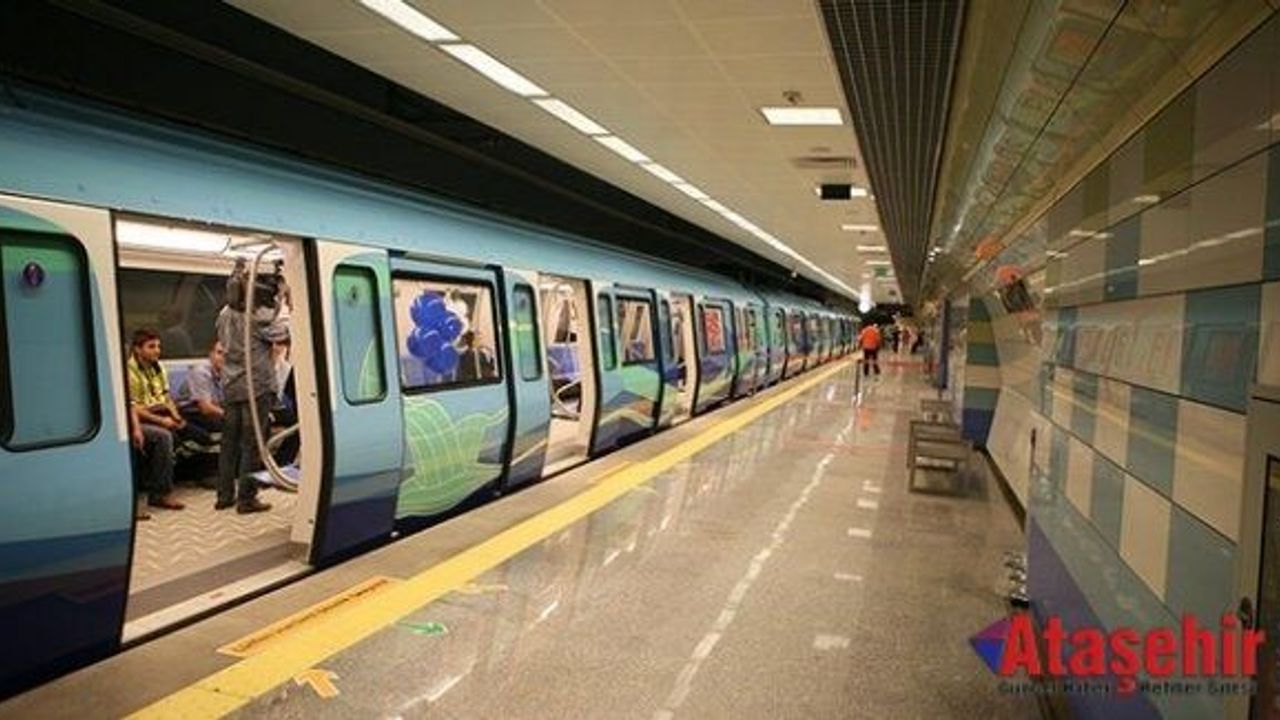 İstanbul’da yeni metro hattı hizmete açıldı.
