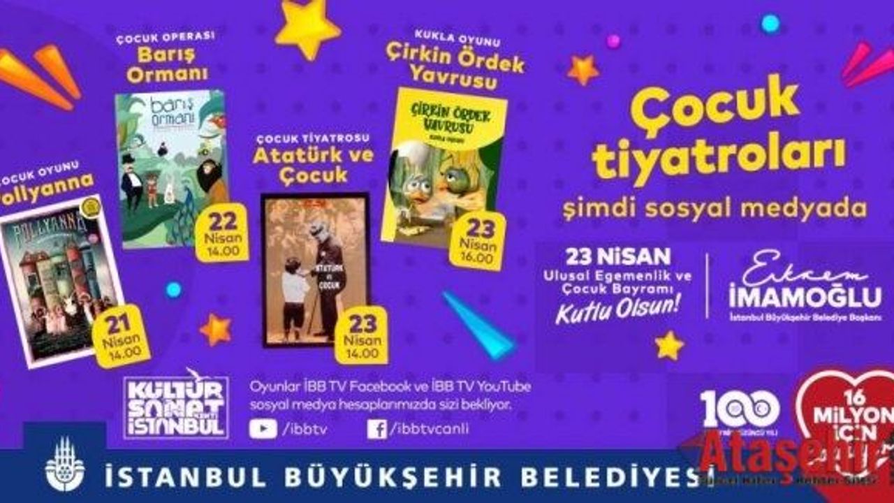 İBB, 23 Nisan’da Çocukları Tiyatroyla Buluşturuyor!