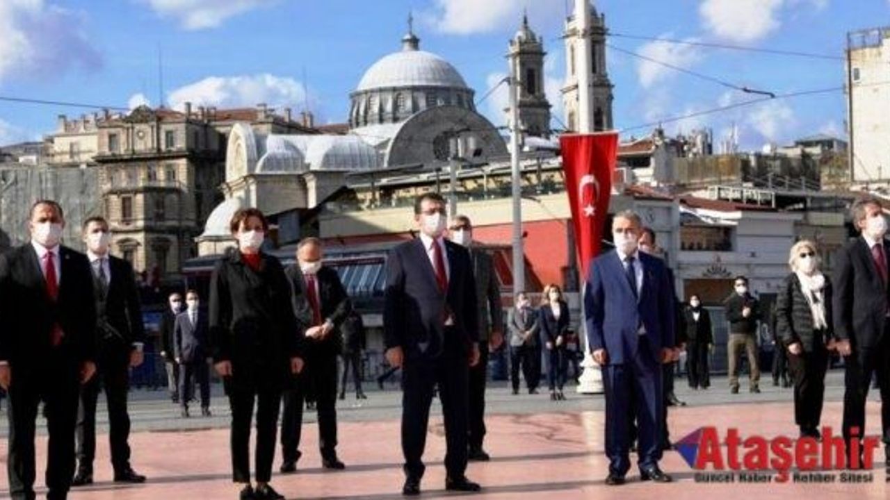 İMAMOĞLU, 23 NİSAN’IN 100’NCÜ YILDÖNÜMÜNDE TAKSİM’DEYDİ…