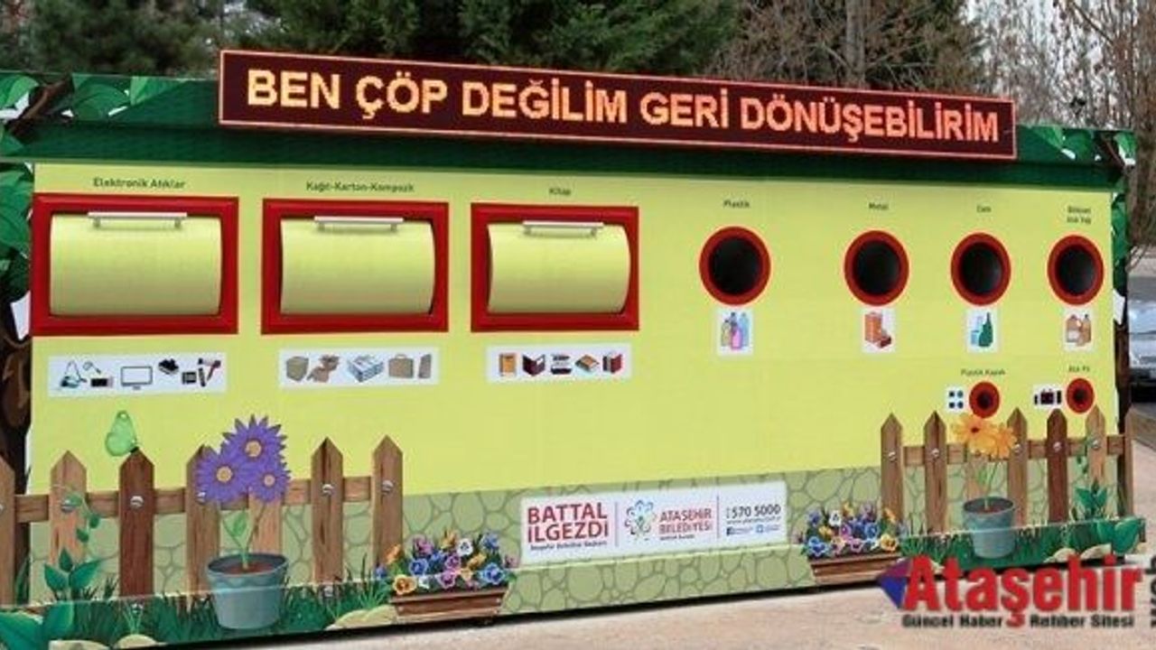 ATAŞEHİR’DE HER YÖNÜYLE GERİ DÖNÜŞÜME DESTEK SAĞLANDI