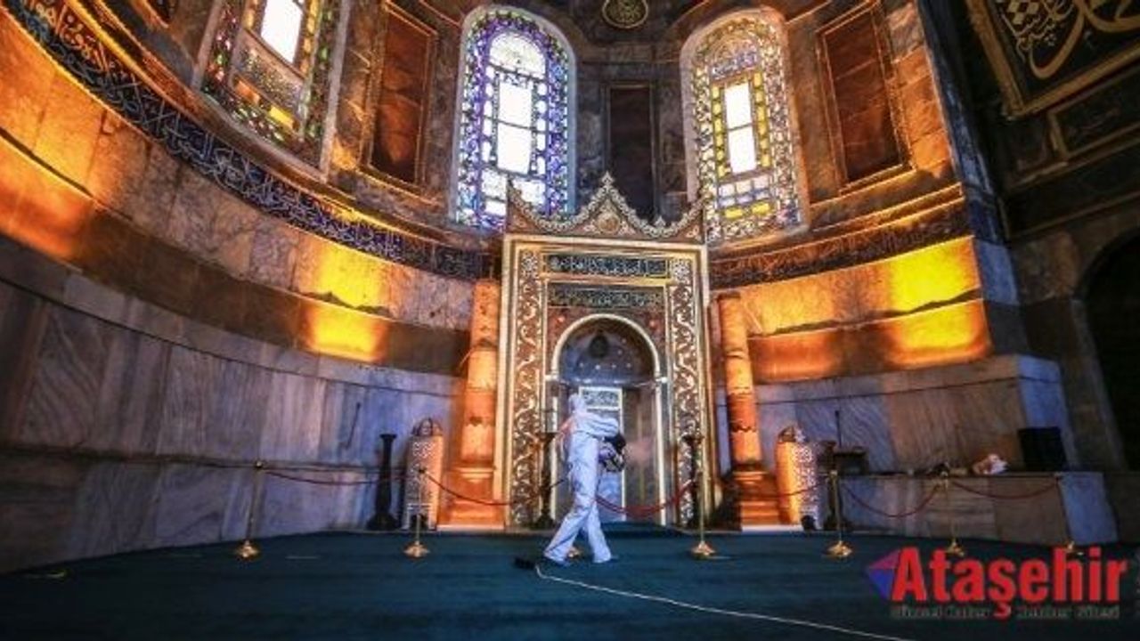 Ayasofya Camii 86 yıl sonra bayram namazına hazır