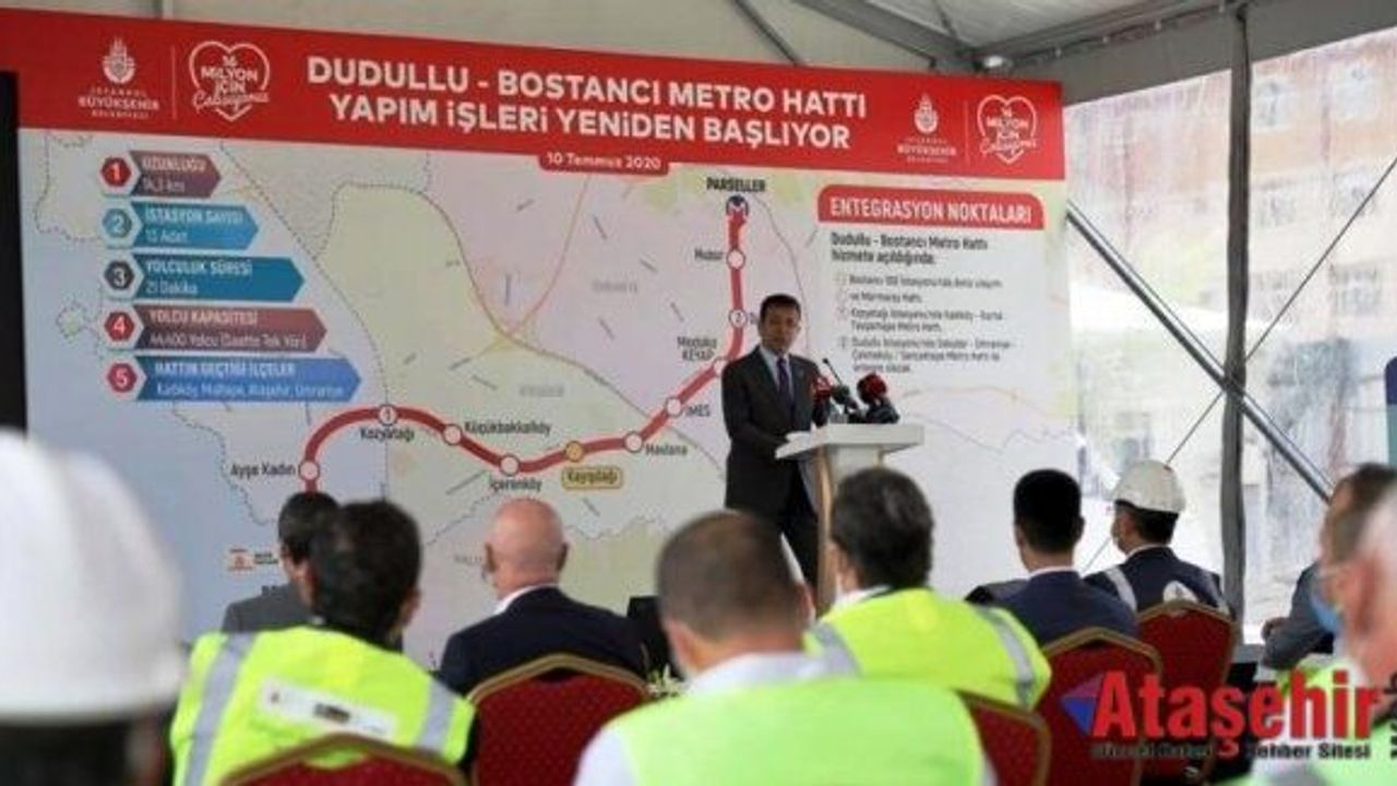 İMAMOĞLU: “GECİKMELER OLMASA 2,8 MİLYON KİŞİ BU HATLARI KULLANACAKTI”