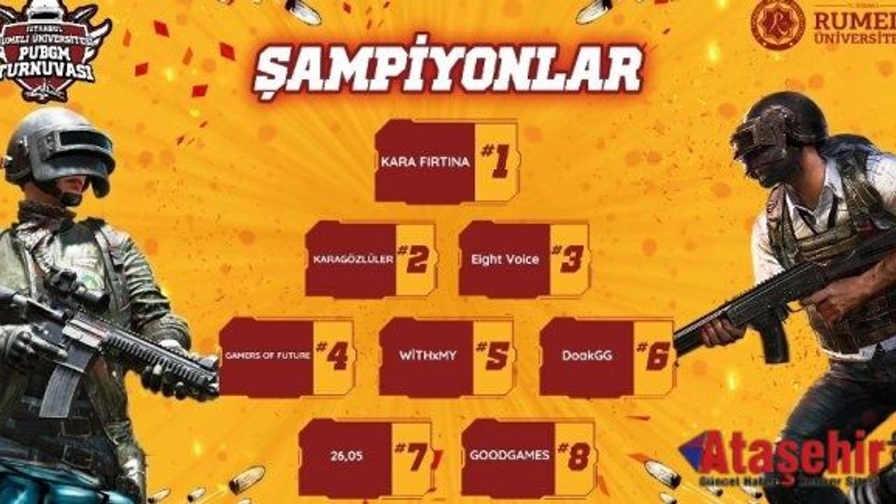 ÖDÜL HAVUZU 10 BİN ₺ OLAN PUBGM TURNUVASI SONA ERDİ!