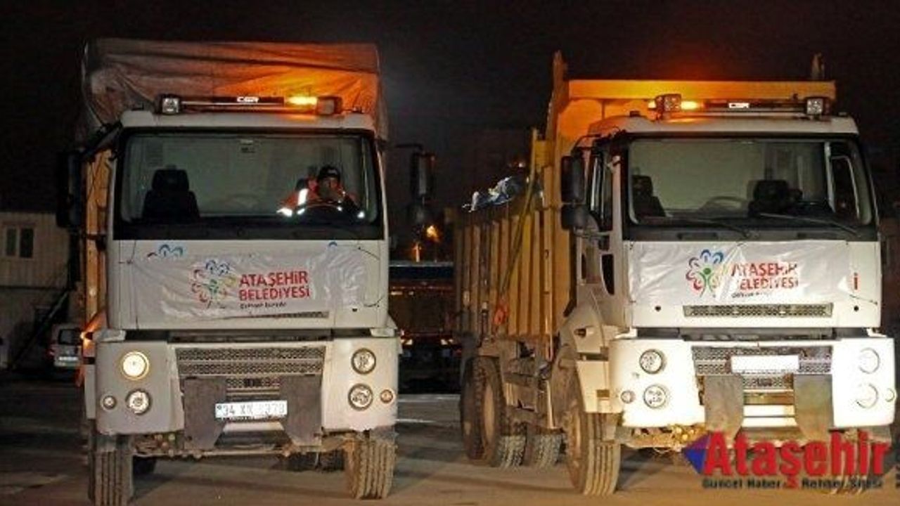 ATAŞEHİR’DEN İZMİR’E YARDIM ELİ UZANIYOR