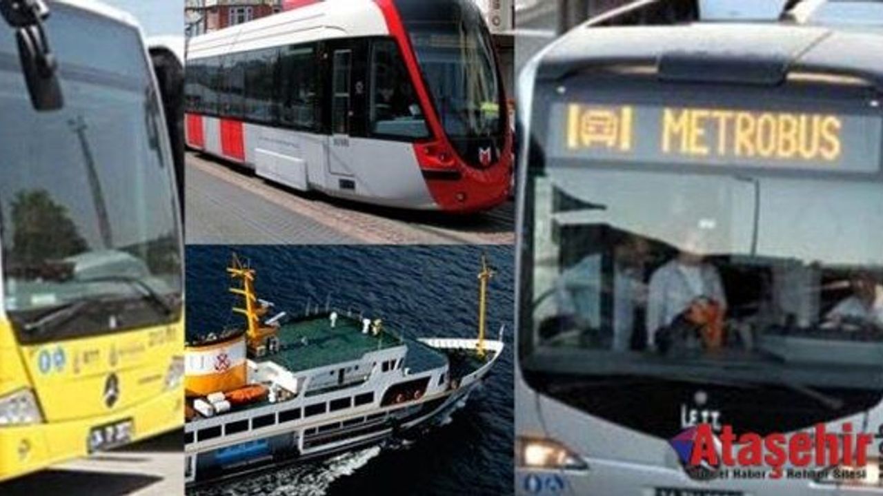 HAFTA SONU TOPLU ULAŞIM YÜZDE 22 ARTTI