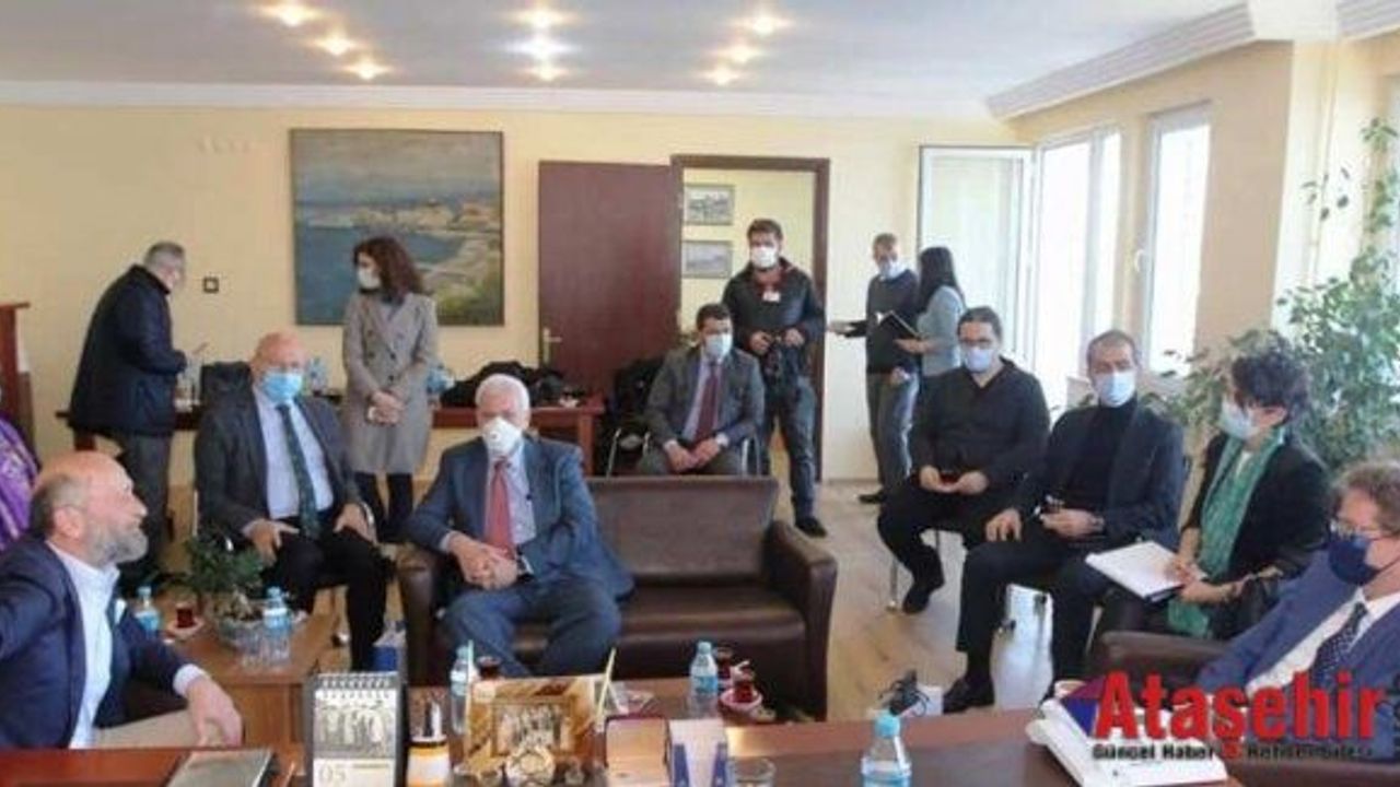 AB BÜYÜKELÇİSİ VE BERABERİNDEKİ HEYET ADALARII ZIYARET ETTİ