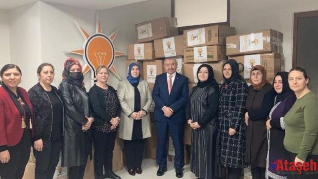 AK Parti Ataşehir İlçe Kadın Kolları İdlib’li Kardeşlerimizin Yanında