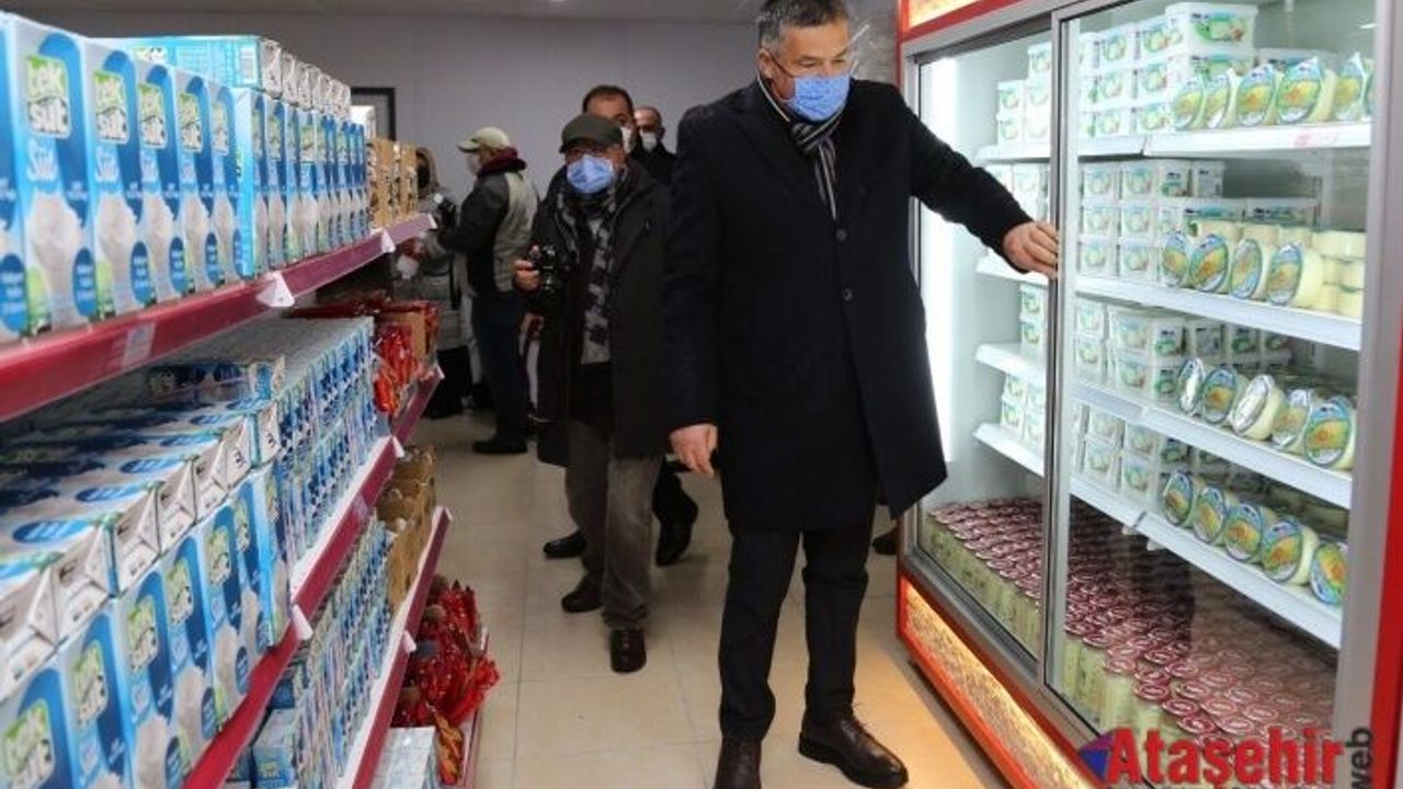Ataşehir'de sosyal marketlerin 3.sü açıldı