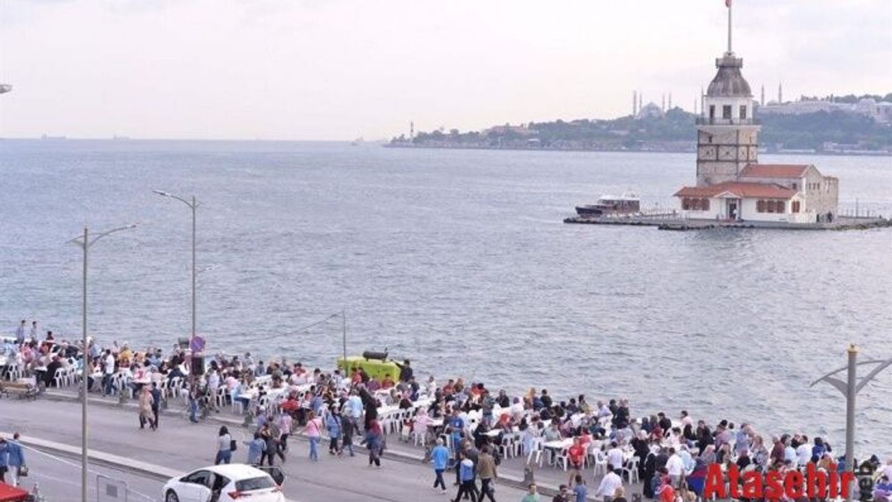 TÜRKİYE’NİN EN BÜYÜK İFTAR SOFRASI ÜSKÜDAR’DA KURULUYOR