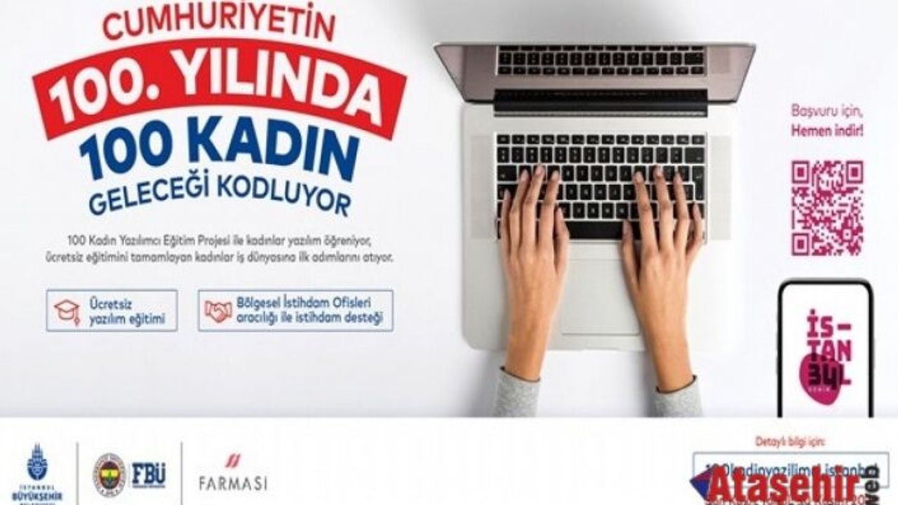 İBB, 100 kadına yazılım öğretip iş bulacak
