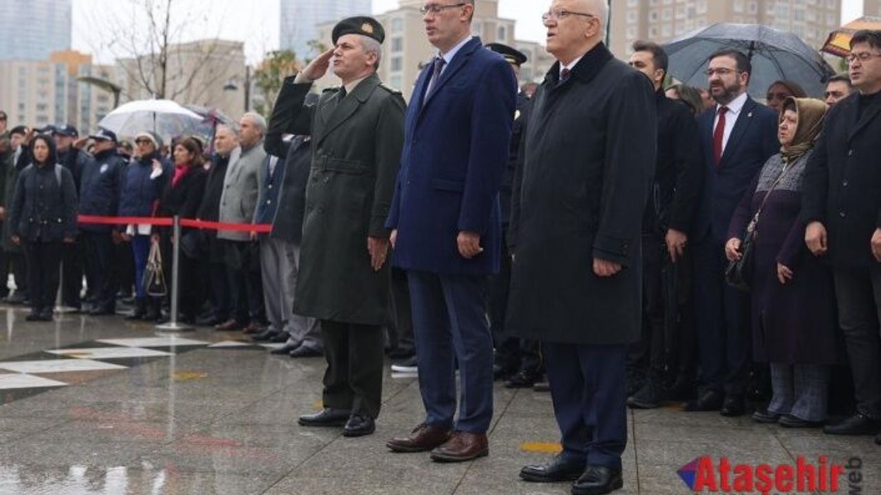 ATAŞEHİR’DE ÇANAKKALE ZAFERİ VE ŞEHİTLERİ TÖRENLE ANILDI