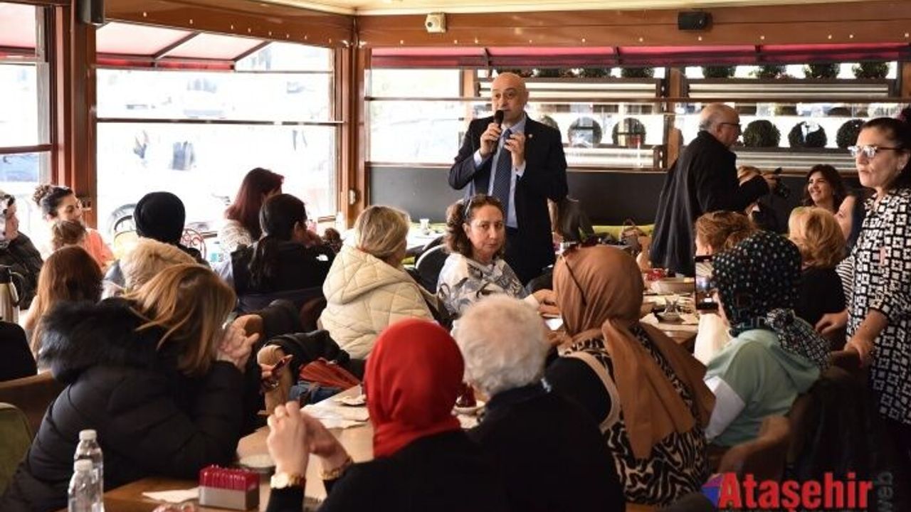 Ali Coşkun, Ataşehirli Kadınlarla Bir Araya Geldi