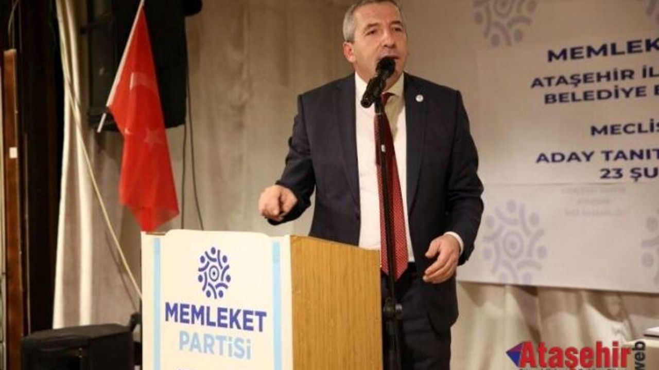 Memleket Partisi Ataşehir için ürettiği projelerini anlattı.