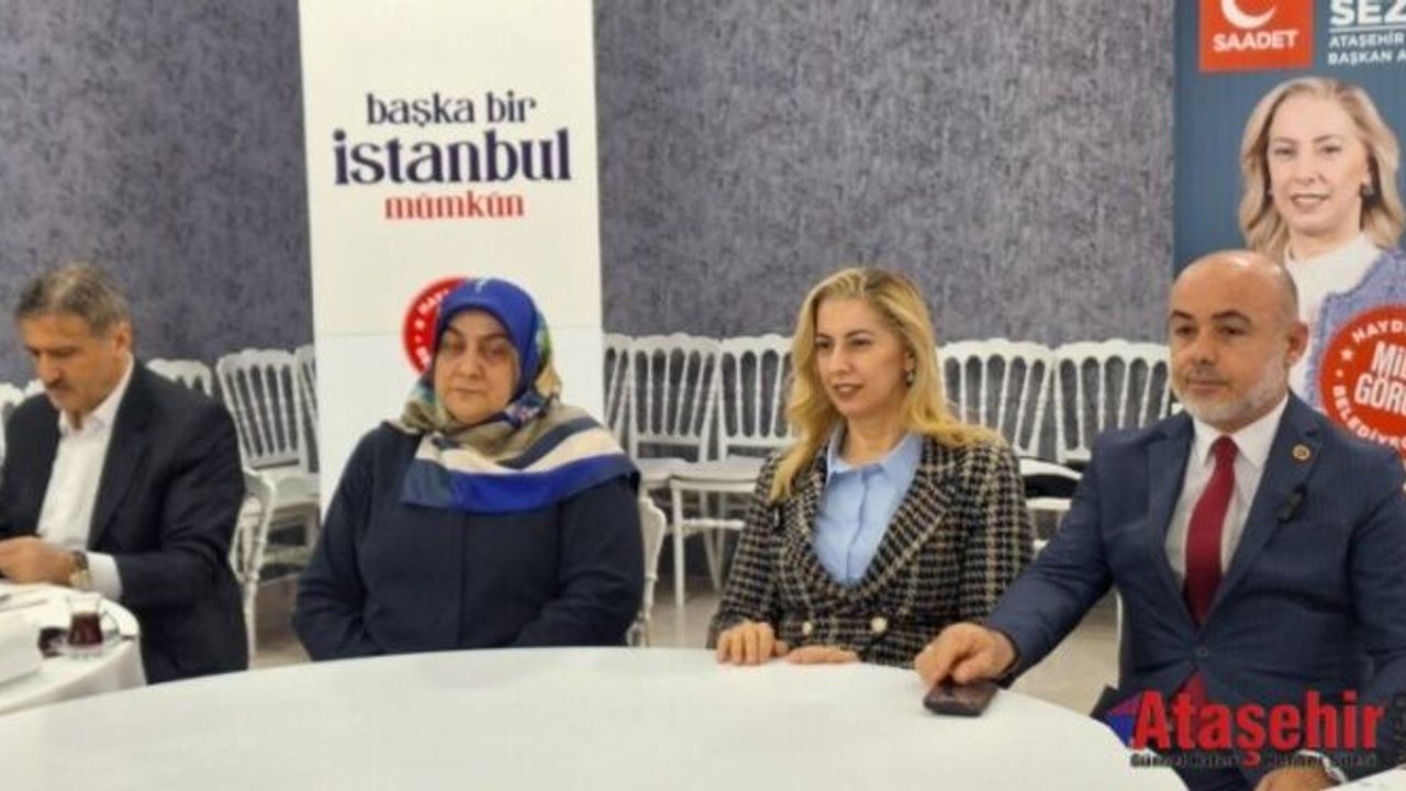 Sadet Partisi Ataşehir Belediye Başkan Adayı Alev Sezen Basınla Buluştu