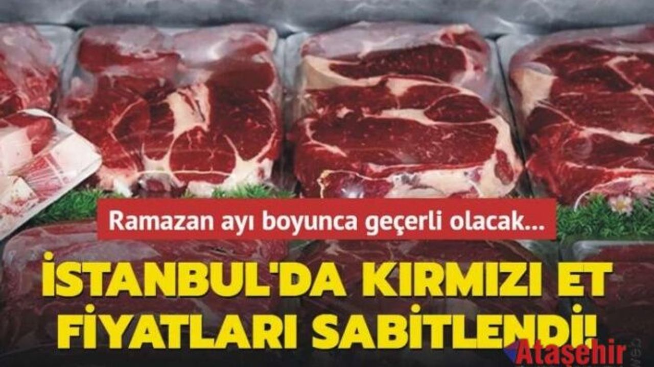 28 zincir markette kırmızı et fiyatları sabitlendi
