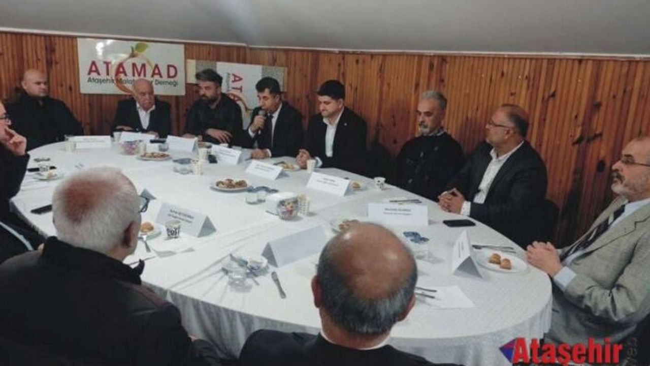 Ataşehir’de Malatyalı 20 dernek 1 Vakıf'tan Onursal Adıgüzel'e tam destek