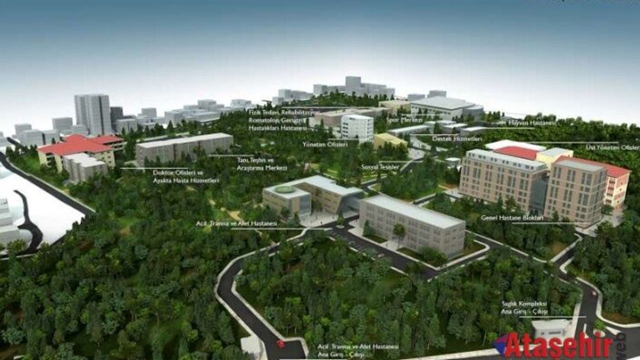 Ataşehir’e Bin 200 yataklı Şehir Hastanesi yapılacak