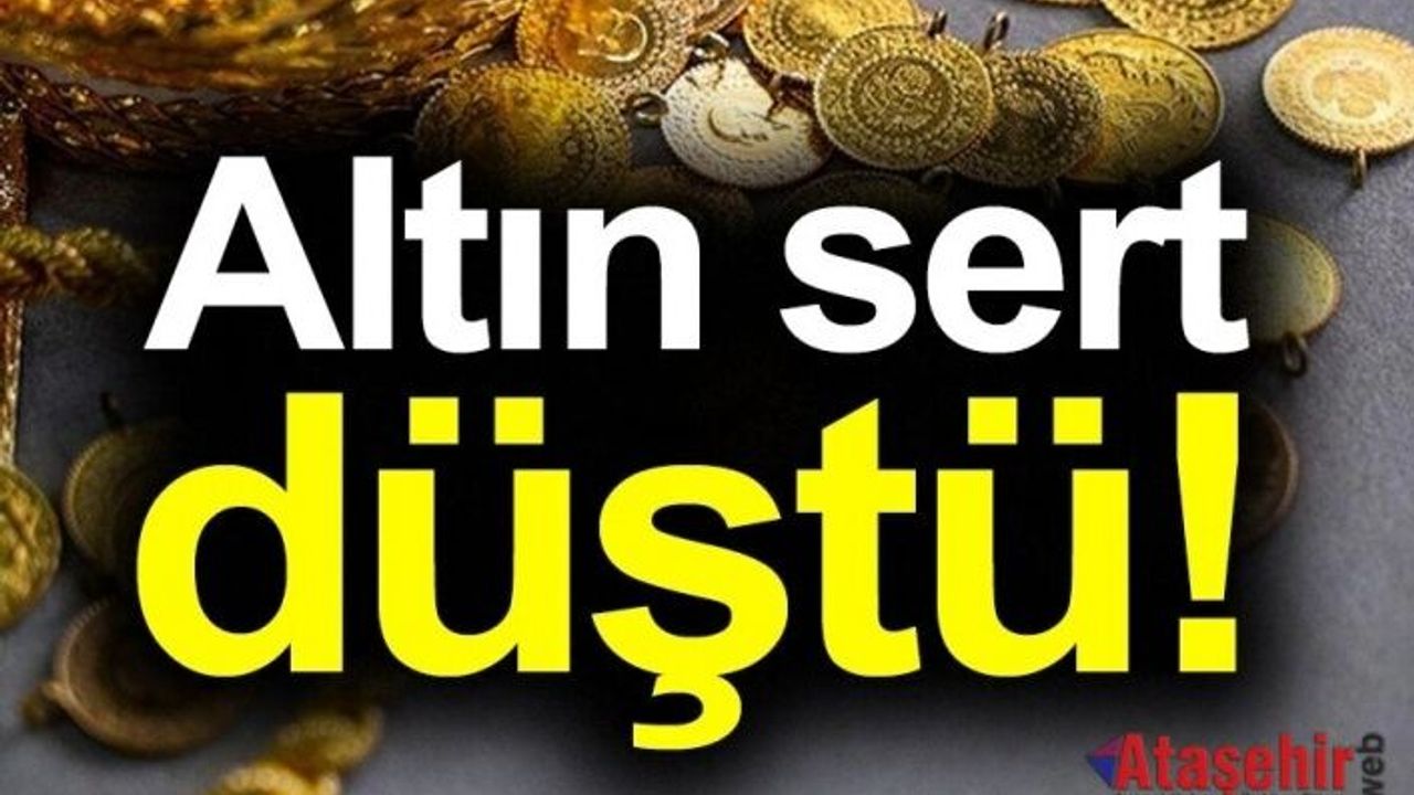 Altın sert düştü! Alım için fırsat mı?