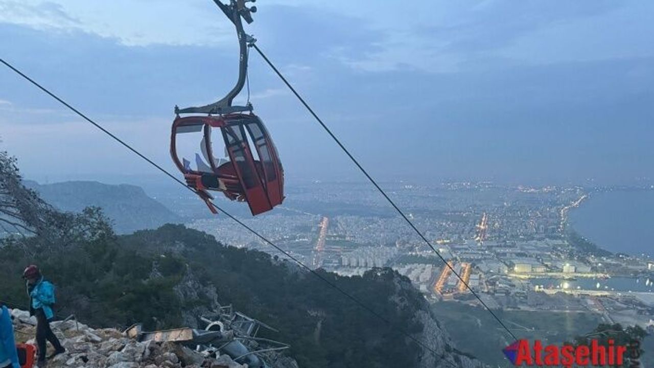Antalya'daki teleferik faciası böyle gelmiş