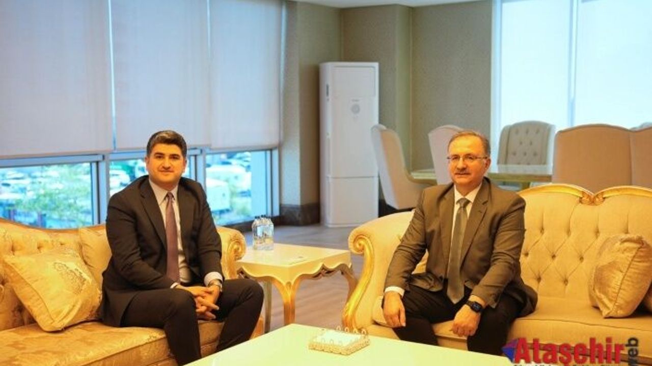 ATAŞEHİR KAYMAKAMI BEKİR DINKIRCI BAŞKAN ADIGÜZEL’E İADE-İ ZİYARETTE BULUNDU