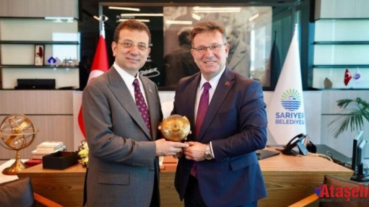 EKREM İMAMOĞLU, SARIYER BELEDİYESİNİE ZİYARET ETTİ