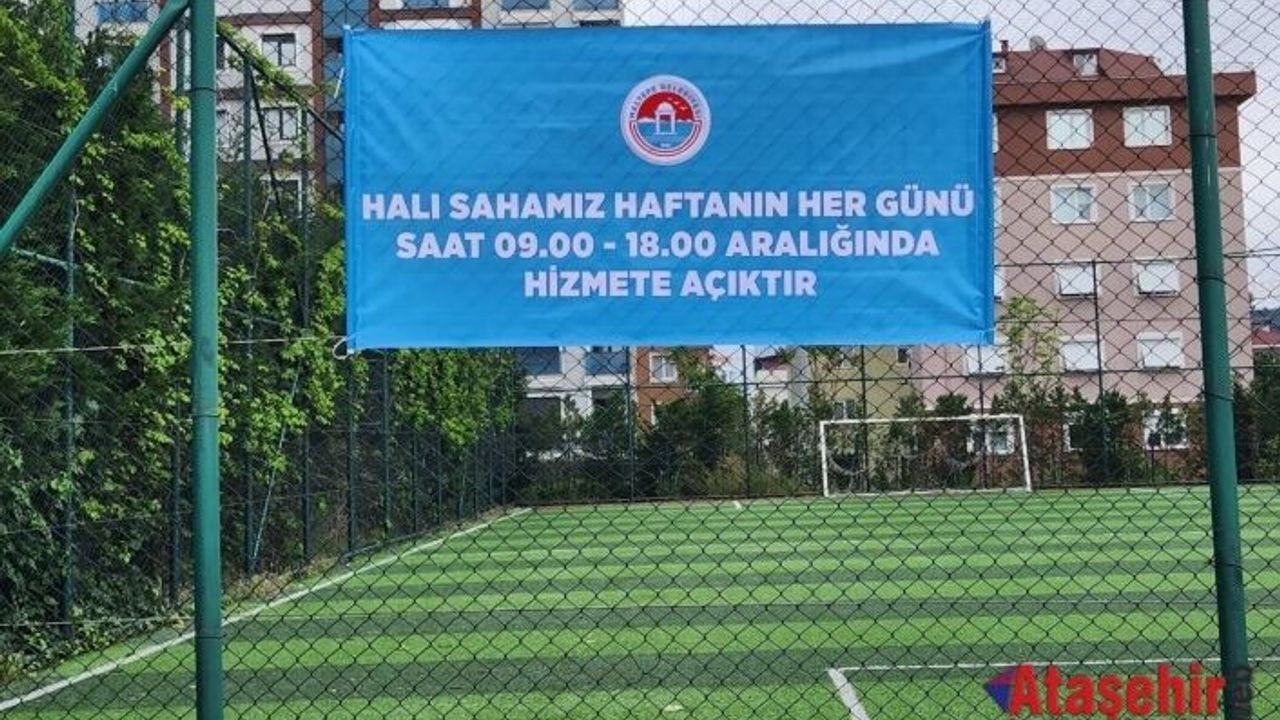 Maltepe'de Halka ÜCRETSİZ HALI SAHA Hizmeti Başladı
