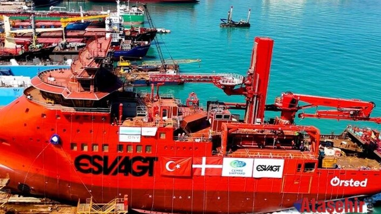 Dünyanın ilk yeşil yakıt teknolojisi  çalışan gemisi NB1094 ESVAGT denizle buluştu!