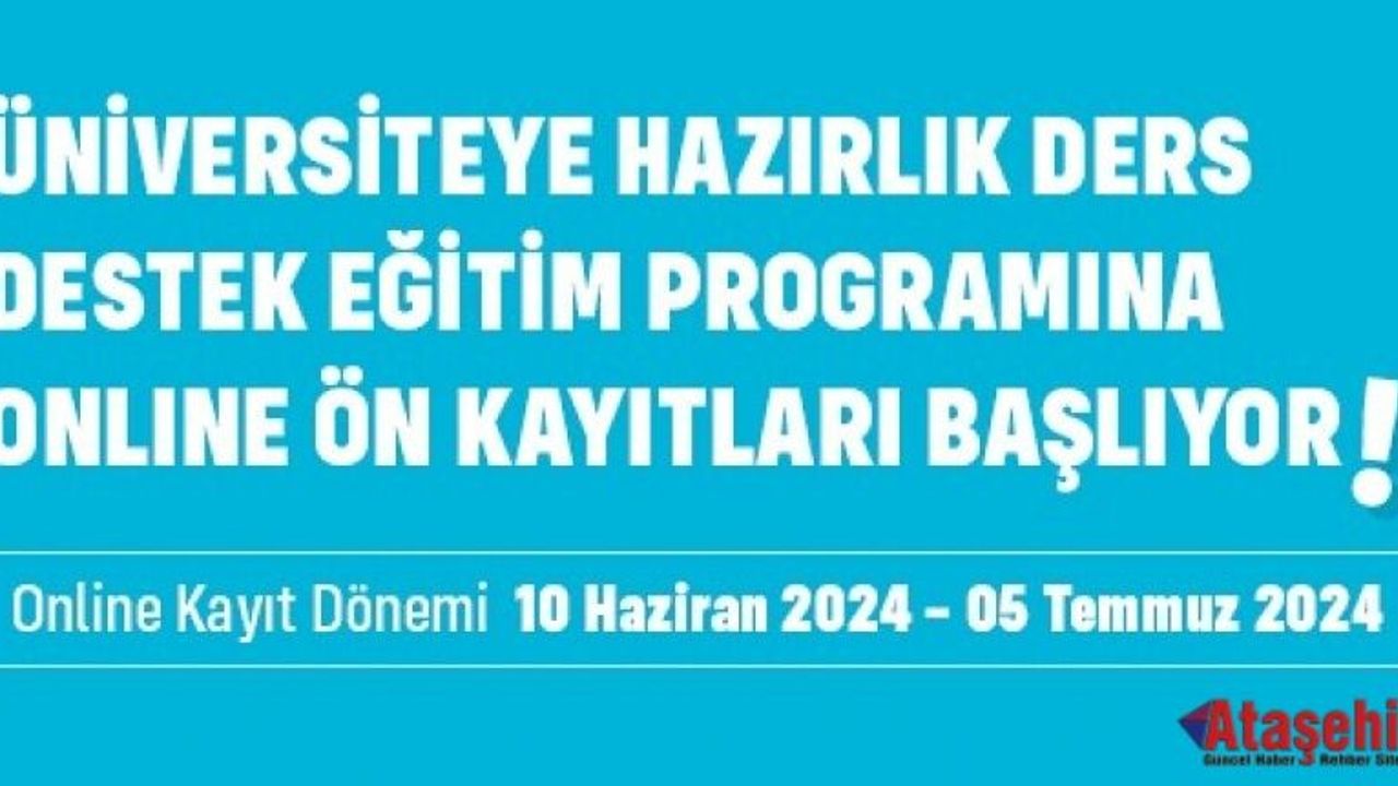İstanbul Ataşehir'de gençlere ücretsiz üniversiteye hazırlık desteği
