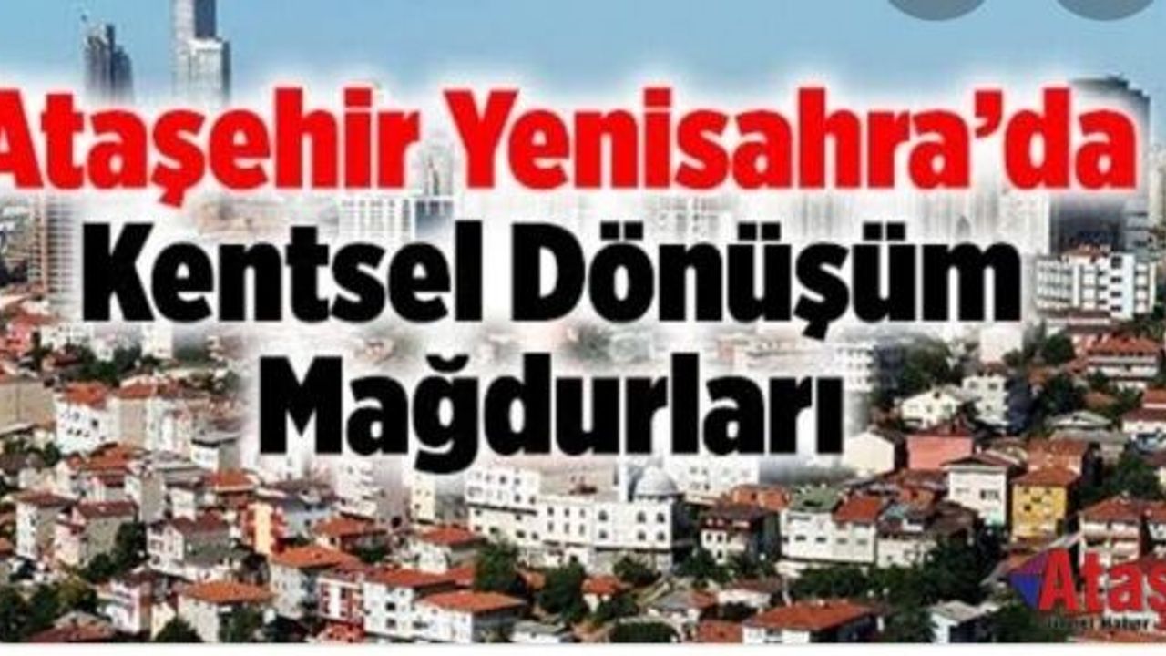 Yenisahra'lı Sinpaş GYO  mağdurları sosyal medya'da sorunlarını anlatıyor