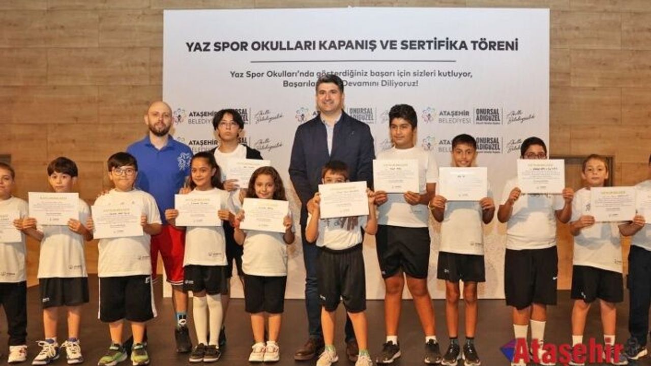 Ataşehir Belediyesi Yaz Spor Okullarının Coşkulu Kapanış Töreni Gerçekleşti